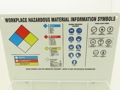 Accuform ZRS349 MSDS Right to Know Safety Information Center 20"H 15"W 6 3/4"D