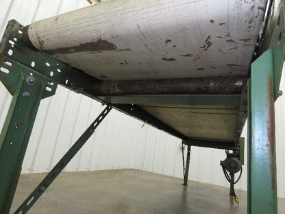 Buschmann 29"x 9' Slider Bed Conveyor 24"Belt 115/230V 1PH 32FPM Chain Drive
