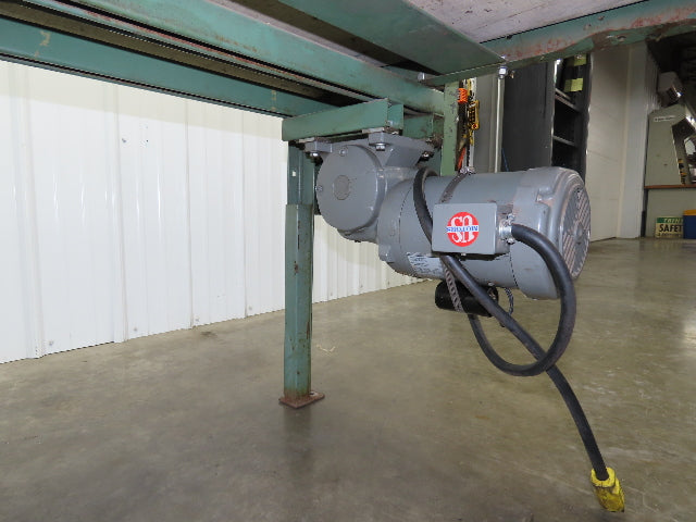 Buschmann 29"x 9' Slider Bed Conveyor 24"Belt 115/230V 1PH 32FPM Chain Drive