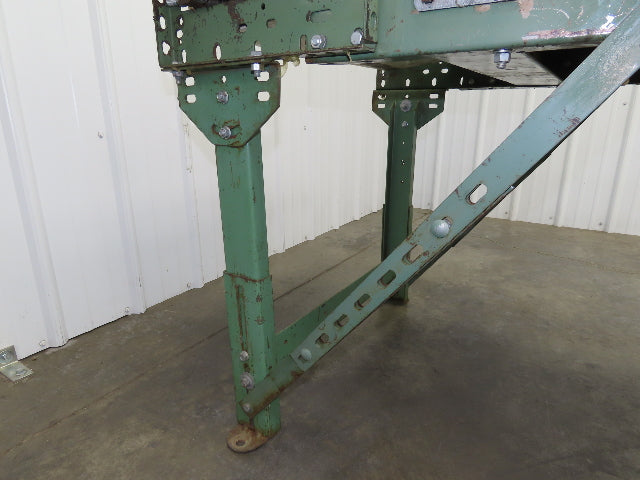 Buschmann 29"x 9' Slider Bed Conveyor 24"Belt 115/230V 1PH 32FPM Chain Drive