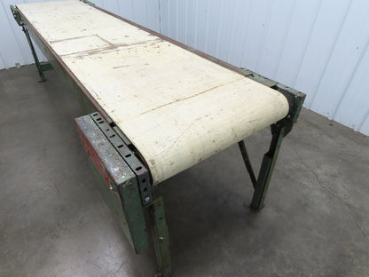 Buschmann 29"x 9' Slider Bed Conveyor 24"Belt 115/230V 1PH 32FPM Chain Drive