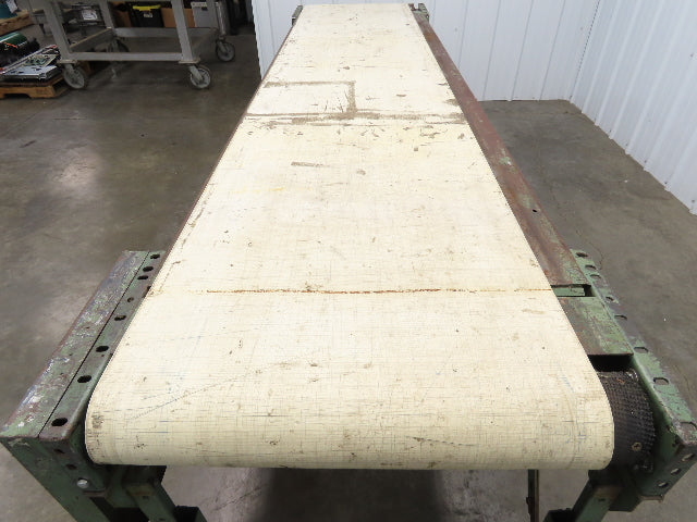Buschmann 29"x 9' Slider Bed Conveyor 24"Belt 115/230V 1PH 32FPM Chain Drive
