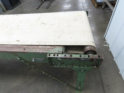 Buschmann 29"x 9' Slider Bed Conveyor 24"Belt 115/230V 1PH 32FPM Chain Drive