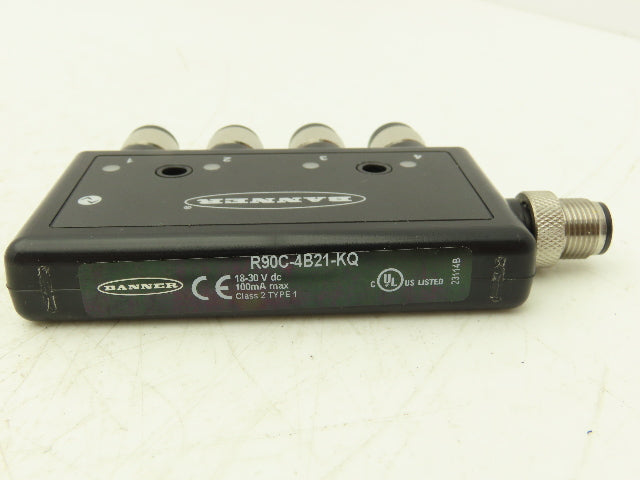 Banner R90C-4B21-KQ 4 Port Discrete Interface Bimodal  IO-Link Hub M12 18-30VDC