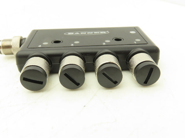 Banner R90C-4B21-KQ 4 Port Discrete Interface Bimodal  IO-Link Hub M12 18-30VDC