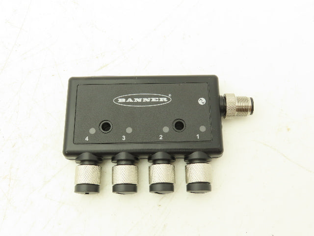 Banner R90C-4B21-KQ 4 Port Discrete Interface Bimodal  IO-Link Hub M12 18-30VDC
