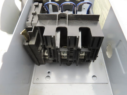 Square D H361A Safety Disconnect Switch Fusible 30A 600V 30HP  3 Pole Ser F06
