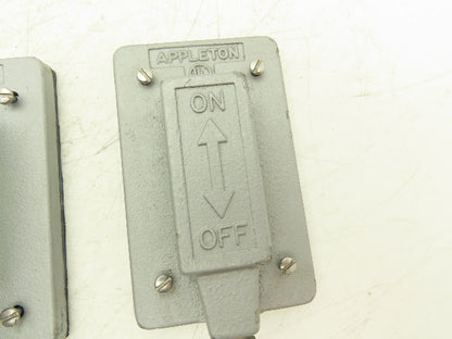 Appleton FSK1VTS External Operated Switch Weatherproof Device Box Cover Lot Of 2
