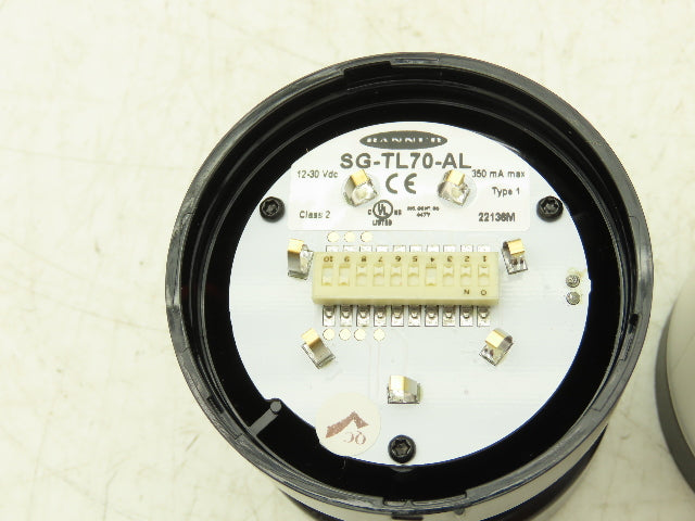 Banner TL70GYRALT TL70 Tower Light 3-Color Loud Audible Indicator 12-30VDC