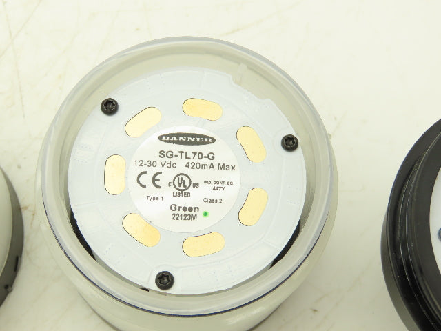 Banner TL70GYRALT TL70 Tower Light 3-Color Loud Audible Indicator 12-30VDC