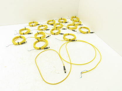 Phoenix Contact 1406281 3-Pin 3 Wire 2 Meter Cable Straight M8 Plug Lot of 16