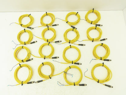 Phoenix Contact 1406281 3-Pin 3 Wire 2 Meter Cable Straight M8 Plug Lot of 16