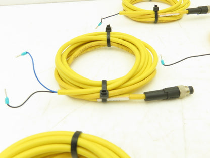 Phoenix Contact 1406281 3-Pin 3 Wire 2 Meter Cable Straight M8 Plug Lot of 16