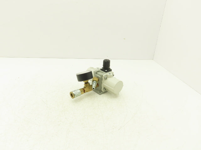 SMC VBA10A-T02-Z Pneumatic Air Booster Regulator 15-145psi 1/4"npt