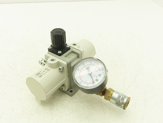 SMC VBA10A-T02-Z Pneumatic Air Booster Regulator 15-145psi 1/4"npt