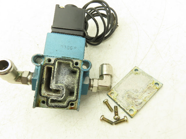 MAC 55B-11-PI-421BAAD Pneumatic Solenoid Valve 1/4"npt 120V PID-421BAAD