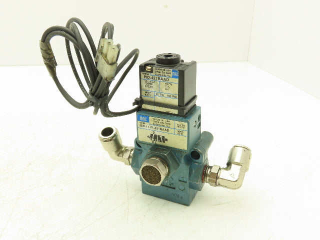 MAC 55B-11-PI-421BAAD Pneumatic Solenoid Valve 1/4"npt 120V PID-421BAAD