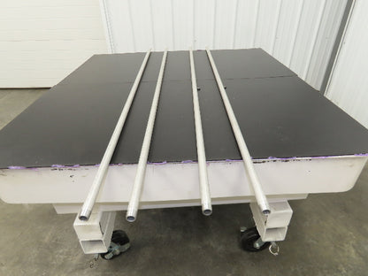 Kaiser B241-16 Aluminum 6061-T6 Seamless 1/2" Sch 40 Pipe 60" Threaded Lot of 4