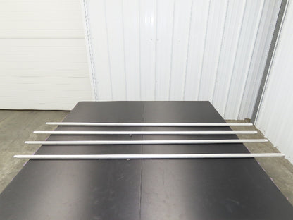 Kaiser B241-16 Aluminum 6061-T6 Seamless 1/2" Sch 40 Pipe 60" Threaded Lot of 4