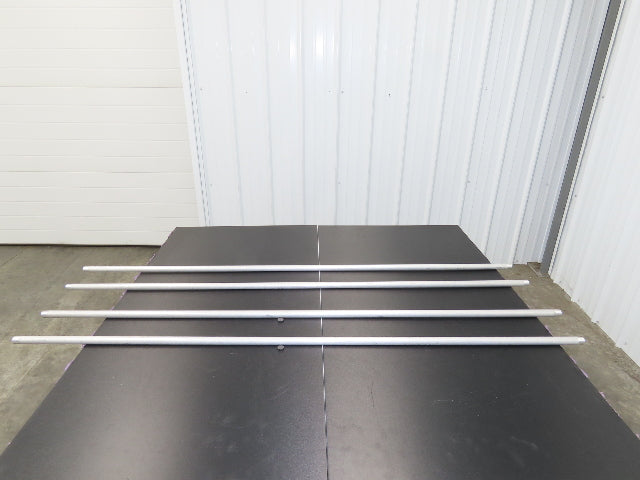 Kaiser B241-16 Aluminum 6061-T6 Seamless 1/2" Sch 40 Pipe 60" Threaded Lot of 4