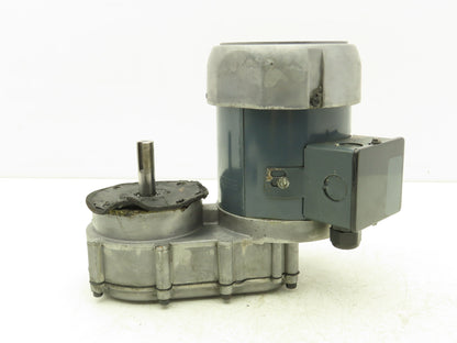 Bison 016-500-9116 Offset Parallel Gearmotor 1/4Hp 230VAC 114:1 Ratio 14.3 RPM