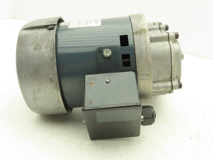 Bison 016-500-9116 Offset Parallel Gearmotor 1/4Hp 230VAC 114:1 Ratio 14.3 RPM