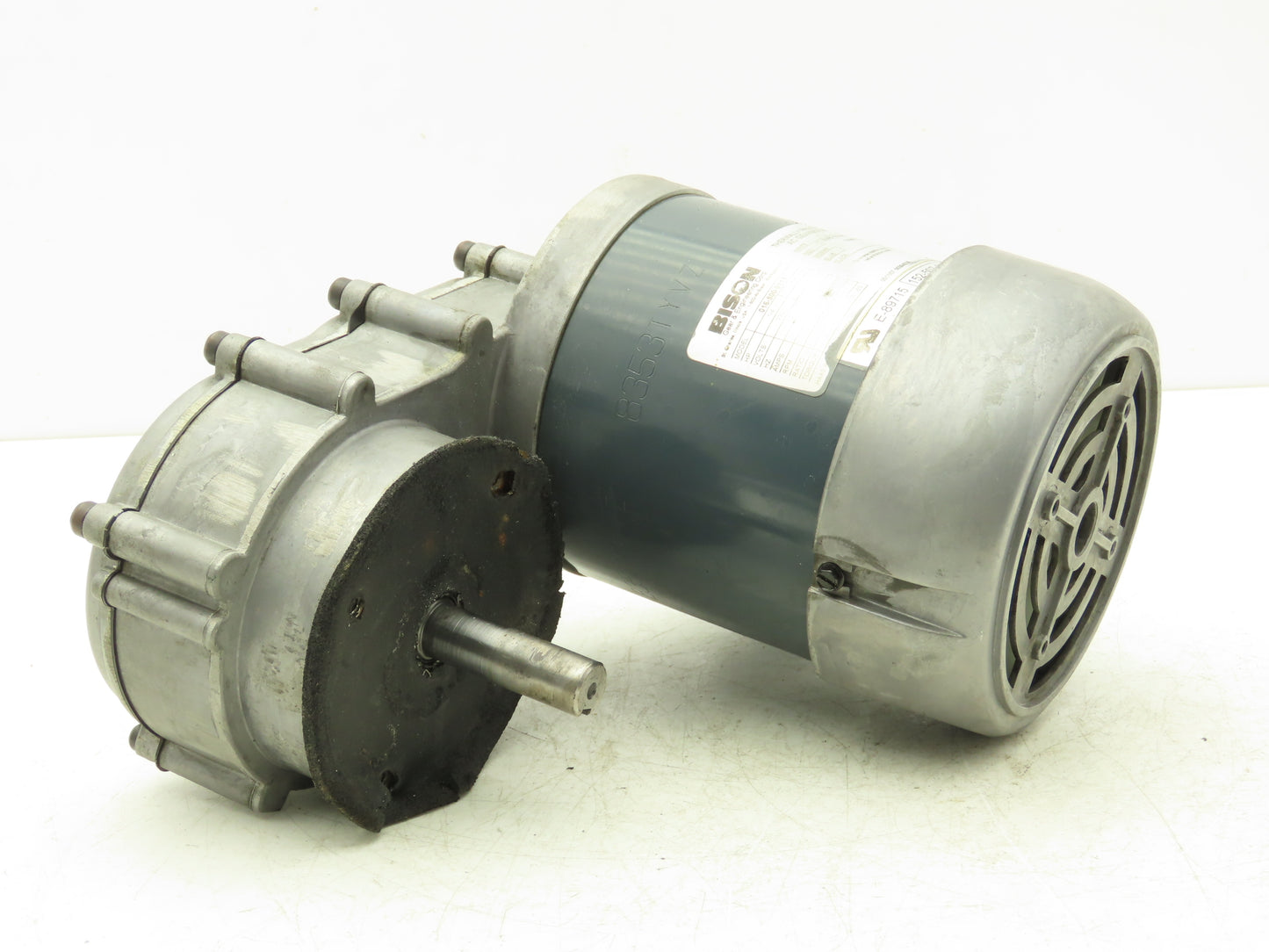 Bison 016-500-9116 Offset Parallel Gearmotor 1/4Hp 230VAC 114:1 Ratio 14.3 RPM