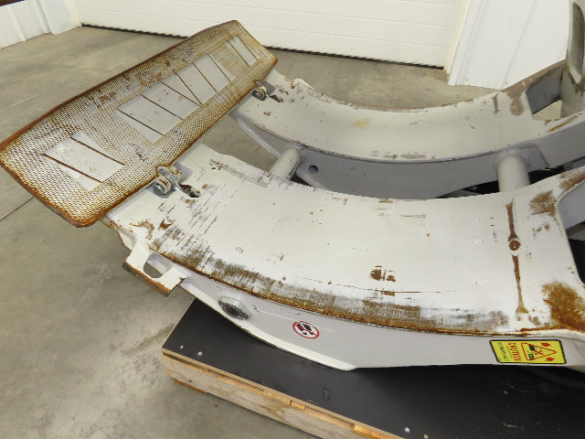 Cascade 90F Paper Roll Clamp 9000LB 60" Fork Lift Truck Attachment Class 4