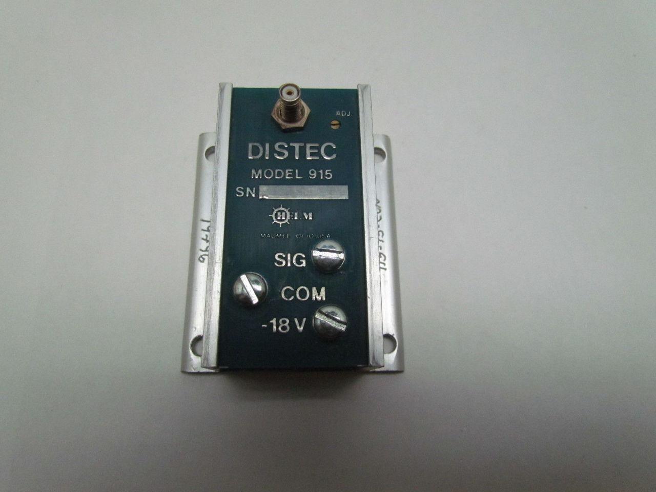 Helm 915-15-CON Distec Model 915