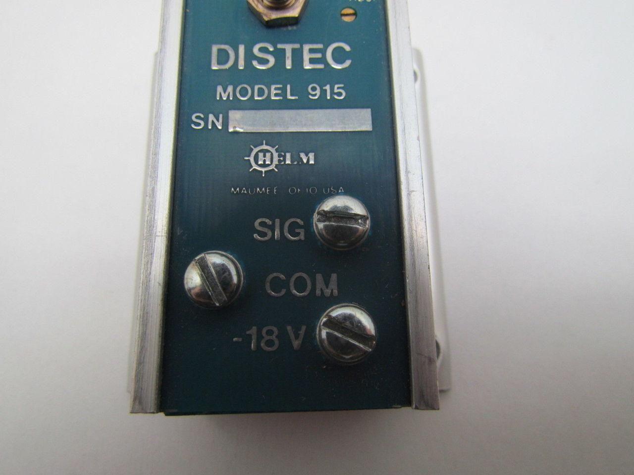 Helm 915-15-CON Distec Model 915