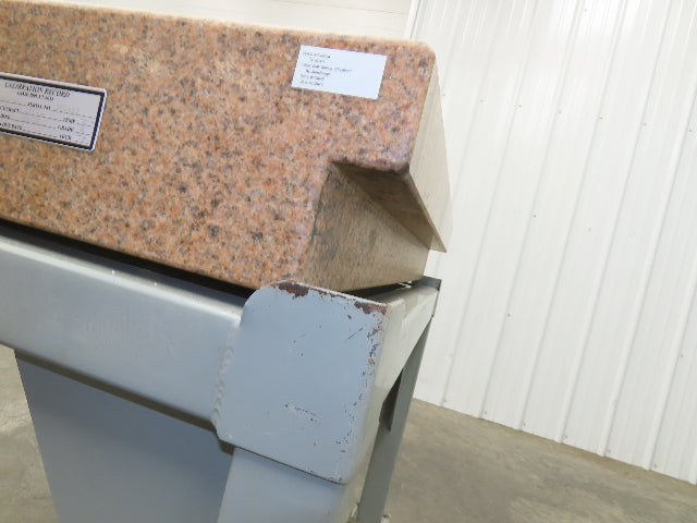 Crystal Pink Toolroom Granite Surface Inspection Plate 36x24x6" Step Grade B