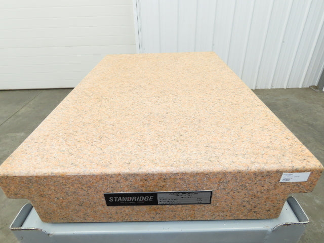 Crystal Pink Toolroom Granite Surface Inspection Plate 36x24x6" Step Grade B