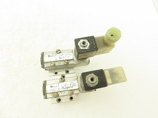 Versa KSG-4332-6K-HC-38C 48VDC Directional Pneumatic Valve 50-175PSI  Lot Of 2