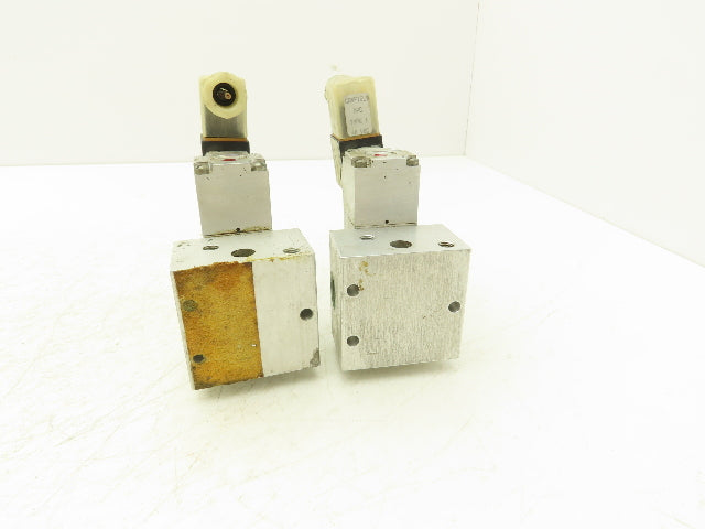 Versa KSG-4332-6K-HC-38C 48VDC Directional Pneumatic Valve 50-175PSI  Lot Of 2