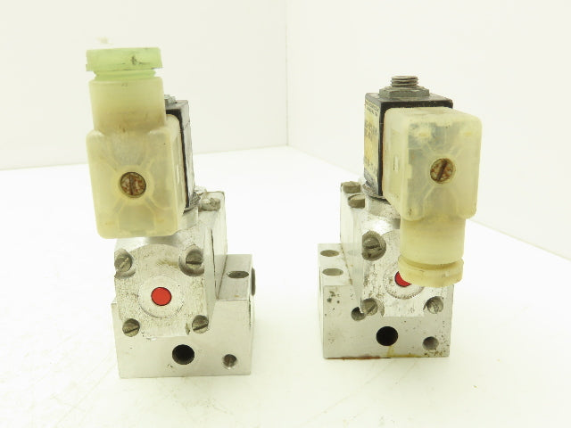 Versa KSG-4332-6K-HC-38C 48VDC Directional Pneumatic Valve 50-175PSI  Lot Of 2