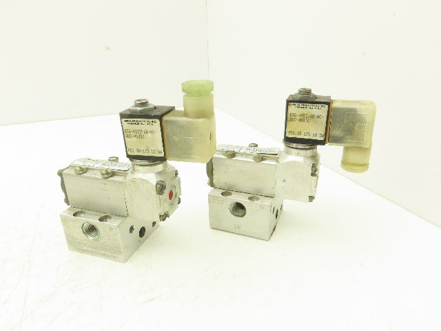 Versa KSG-4332-6K-HC-38C 48VDC Directional Pneumatic Valve 50-175PSI  Lot Of 2