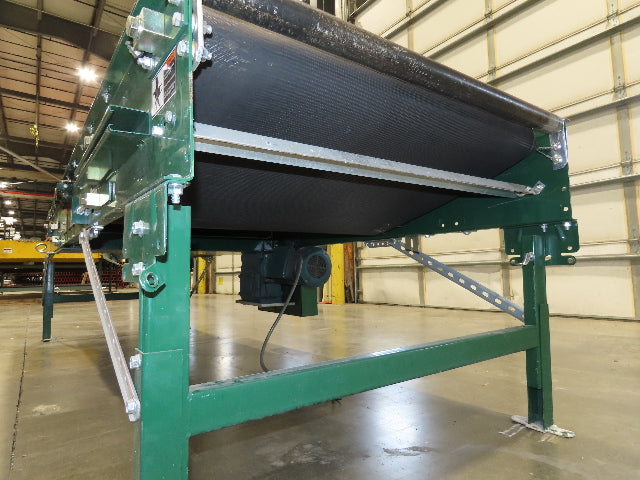 Dematic 39"x 10' Gapper Conveyor 34" Belt 2-Speed Package Gapping 85/155fpm