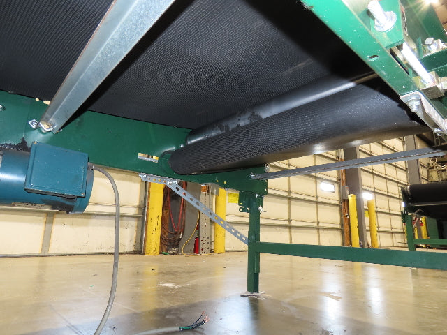 Dematic 39"x 10' Gapper Conveyor 34" Belt 2-Speed Package Gapping 85/155fpm