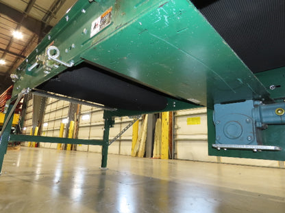 Dematic 39"x 10' Gapper Conveyor 34" Belt 2-Speed Package Gapping 85/155fpm