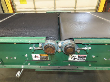 Dematic 39"x 10' Gapper Conveyor 34" Belt 2-Speed Package Gapping 85/155fpm