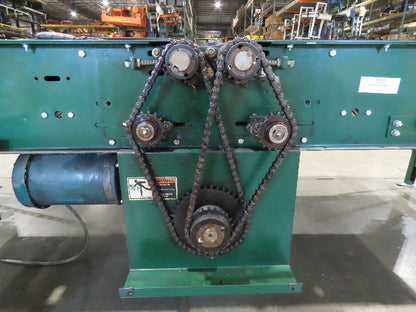 Dematic 39"x 10' Gapper Conveyor 34" Belt 2-Speed Package Gapping 85/155fpm