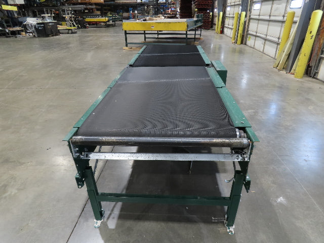 Dematic 39"x 10' Gapper Conveyor 34" Belt 2-Speed Package Gapping 85/155fpm