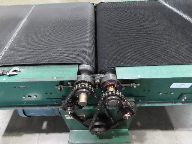 Dematic 39"x 10' Gapper Conveyor 34" Belt 2-Speed Package Gapping 85/155fpm