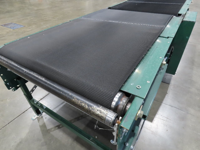 Dematic 39"x 10' Gapper Conveyor 34" Belt 2-Speed Package Gapping 85/155fpm