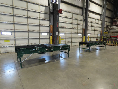 Dematic 39"x 10' Gapper Conveyor 34" Belt 2-Speed Package Gapping 85/155fpm