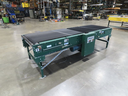 Dematic 39"x 10' Gapper Conveyor 34" Belt 2-Speed Package Gapping 85/155fpm