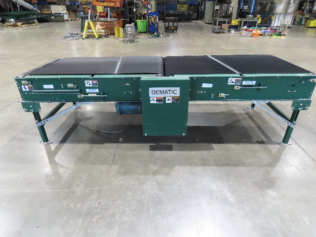 Dematic 39"x 10' Gapper Conveyor 34" Belt 2-Speed Package Gapping 85/155fpm