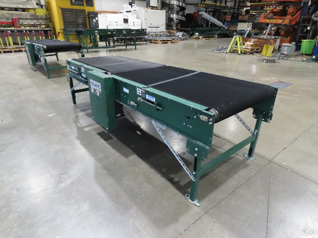 Dematic 39"x 10' Gapper Conveyor 34" Belt 2-Speed Package Gapping 85/155fpm