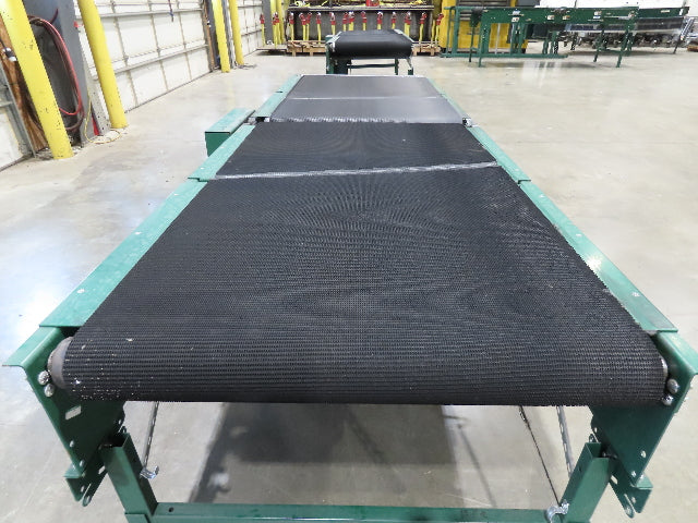 Dematic 39"x 10' Gapper Conveyor 34" Belt 2-Speed Package Gapping 85/155fpm