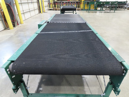 Dematic 39"x 10' Gapper Conveyor 34" Belt 2-Speed Package Gapping 85/155fpm